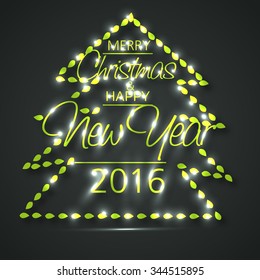 Vector illustration of Christmas Greeting Card.
