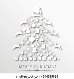 Vector illustration of Christmas Greeting Card.