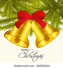 Vector illustration of Christmas Greeting Card.