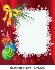 vector illustration, christmas greeting card, card concept.