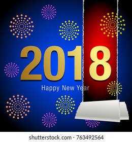 Vector illustration for Christmas and Happy New Year greeting card