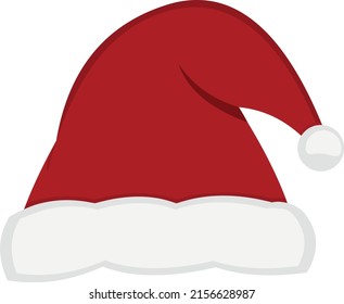 Vector illustration of a christmas hat