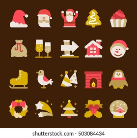 Vector illustration - Christmas icon set