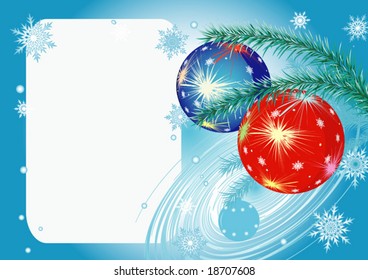 vector illustration "Christmas letter"