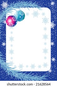 vector illustration "christmas letter"