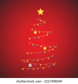 vector illustration of christmas and new year background