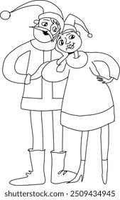 Vector illustration. Christmas. New Year. Can be used for postcard, paper, book, website