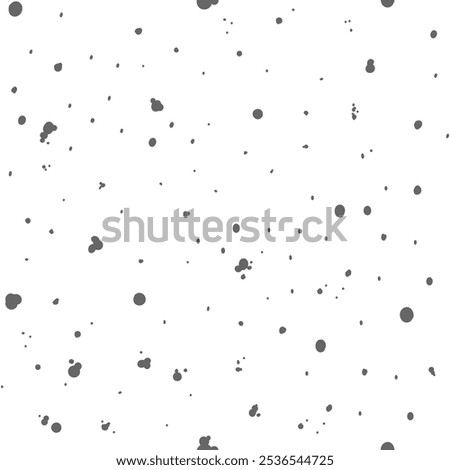 Vector illustration. Christmas and New Year seamless pattern. Snowflakes and flakes, falling snow. Scandinavian ornament. Abstract wallpaper. Snow pattern for advertising and typographic products.