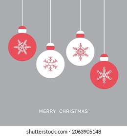 Ilustración vectorial del fondo del adorno navideño