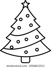 Vector Illustration Christmas Ornament icon