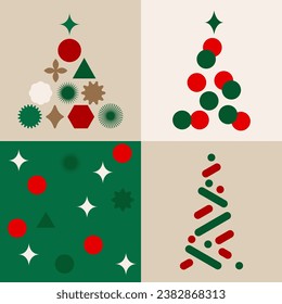 Vector illustration of Christmas pattern.