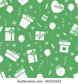 Vector illustration Christmas pattern