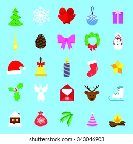 Vector illustration Christmas pattern