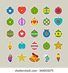 Vector illustration Christmas pattern