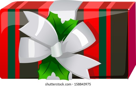 Vector illustration of a Christmas present