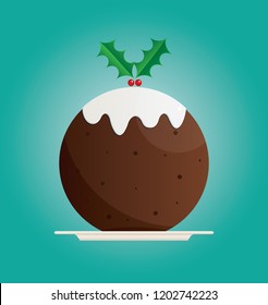 Vektorgrafik eines Weihnachtsschnitts auf Teehintergrund