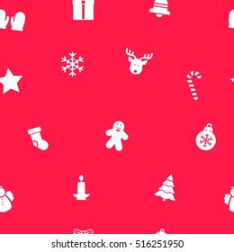 Vector illustration of a Christmas Seamless Pattern
