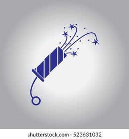 Vector illustration Christmas slapstick
