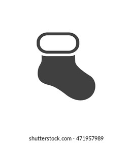 Vector Illustration of a Christmas Sock Icon