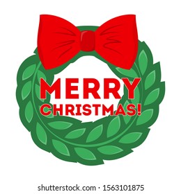 Vector illustration of christmas sticker. Colorful isolated elements of christmas decoration and text banners for party and online chatting. Doodle icon in cartoon style