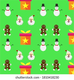 
Vector illustration of Christmas themed pattern digital paper