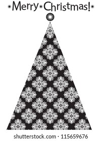 Vector illustration of christmas tree