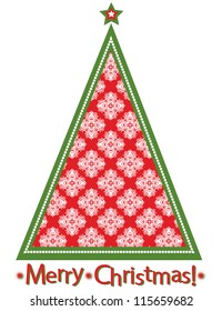 Vector illustration of christmas tree