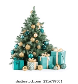 Vector Illustration of Christmas tree.