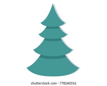 Vector illustration of a Christmas Tree