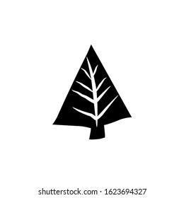 Vector illustration of a Christmas tree concept. eps 10