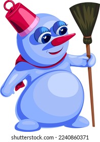 Vector illustration of Christmas tree toy snowman in cartoon style.
Christmas toys vector graphic on transparent background. Christmas toys in vector.
