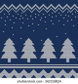 Vector Illustration of Christmas Ugly Sweater for Design, Website, Background, Banner. Holidays seamless pattern Element Template