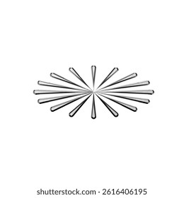 vector illustration of a chrome image