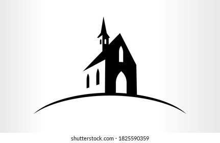 Vector Illustration of a Church logo emblem