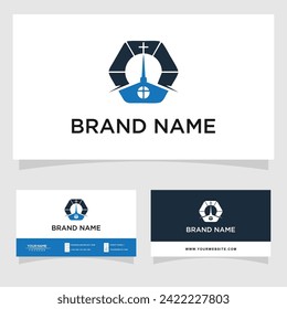 Vector illustration of church Premium