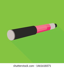 Vector illustration of cigarette and electronic icon. Set of cigarette and technology vector icon for stock.