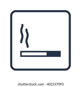 Vector illustration of cigarette icon. Premium quality web icon