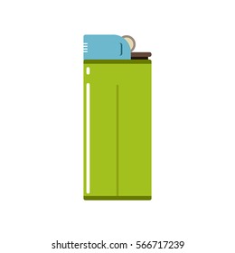 Vector illustration of cigarette lighter