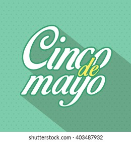 Vector illustration of cinco de mayo celebration background.