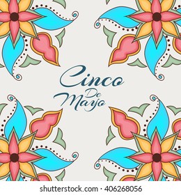 Vector illustration of Cinco De Mayo celebration background.
