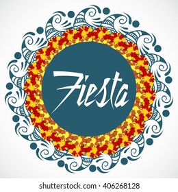 Vector illustration of Cinco De Mayo celebration background.