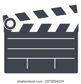 Ilustración vectorial del tablero de cine.
