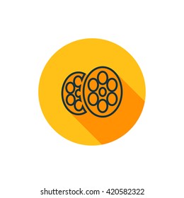 Vector illustration of cinema icon