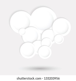  Vector Illustration with Circle Background  for Your Design.