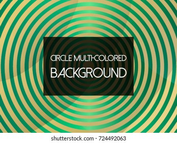 vector illustration circle colorful background