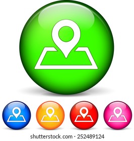 vector illustration of circle icons for placeholder