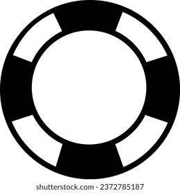 vector illustration of a circle on a transparent background