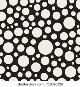 Vector Illustration with Circles. Abstract Seamless Pattern.