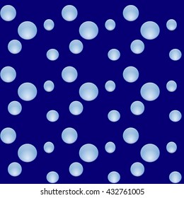 Vector illustration of circles, seamless pattern