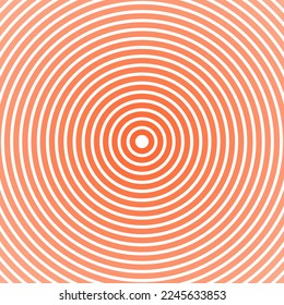 Vector illustration circular orange geomatraic pattern abstract background Orange disk puzzle wheel